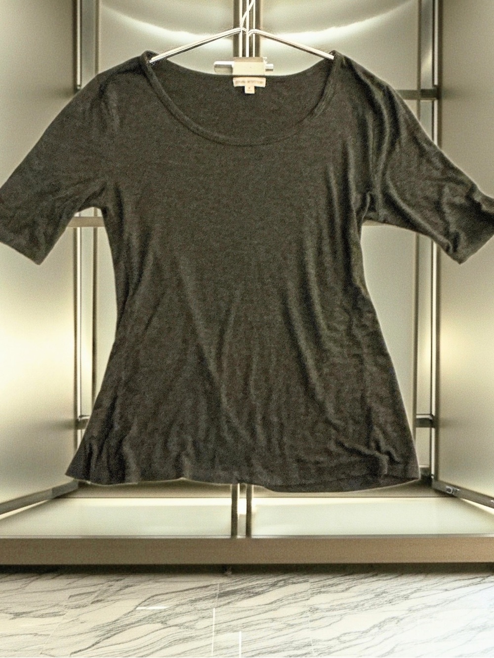 Zenana Outfitters Soft Charcoal Top Medium Very Comfortable